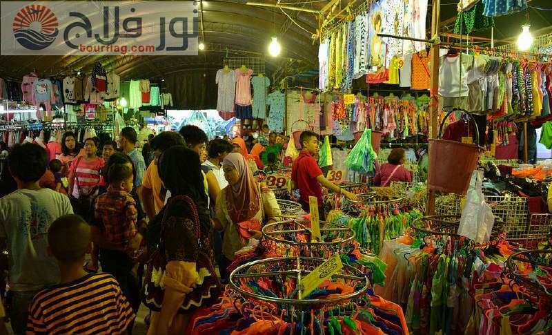 Night market in Krabi, Thailand