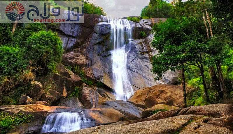 The Seven Wells Falls is a natural landmark of Linkawi Malaysia