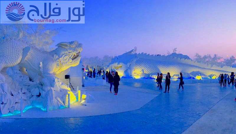 Frost Magical Ice Siam is the most beautiful tourist place in Pattaya, Thailand