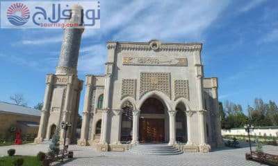 مسجد مدينة غابالا الجديد السياحة في غابالا اذربيجان