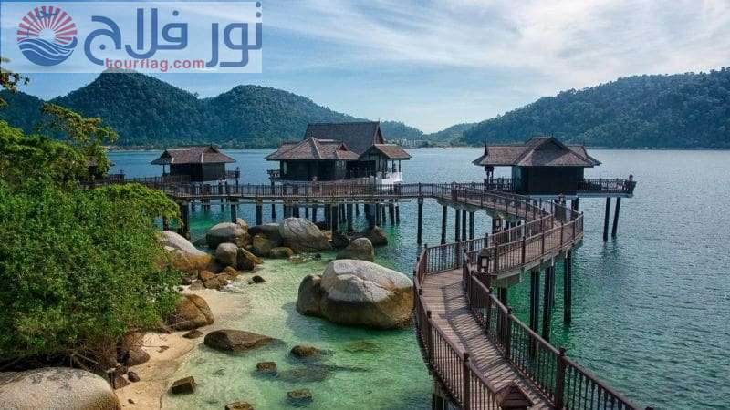 شاطئ تيلوك نيباه بانكور ماليزيا سياحة