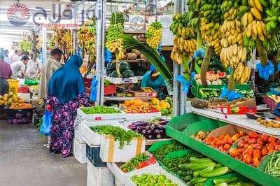 السوق المحلي في جزيرة مالي بجزر المالديف