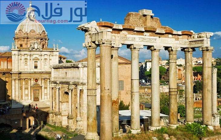 المنتدى الروماني المعالم السياحيه في روما ايطاليا