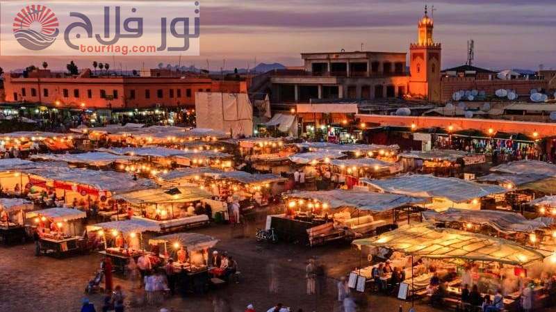 ساحة جامع الفنا مراكش سياحة المغرب