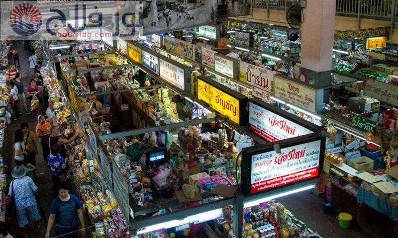 سوق واروروت الأماكن السياحية في تايلاند شنغماي