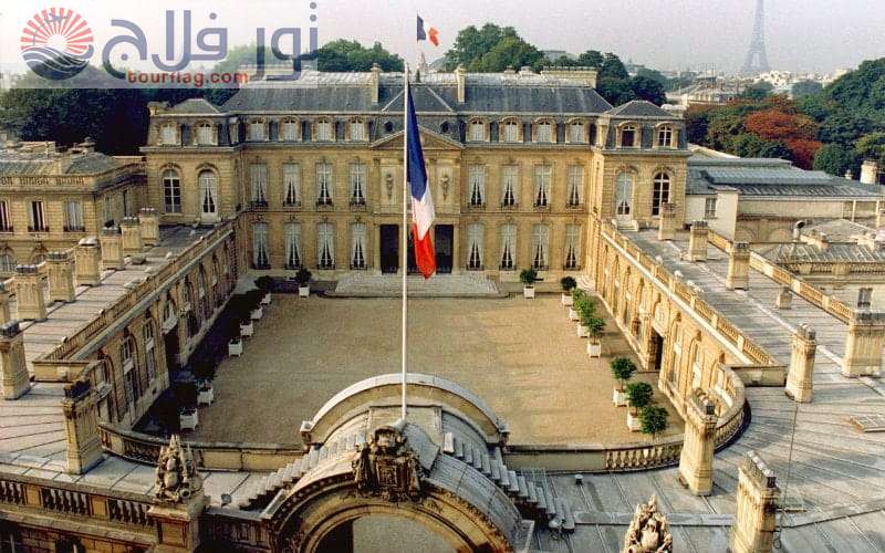 قصر الإليزيه الاماكن السياحية في باريس