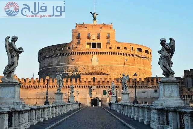 قلعة سانت أنجلو أو ضريح هادريان معالم روما ايطاليا